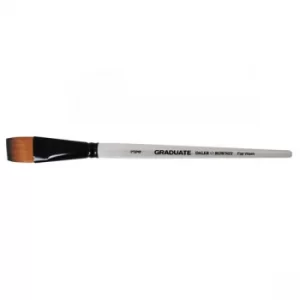 Image of Daler Rowney Graduate Flat Wash Short Handled Brush Size 3/4