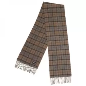 Image of Barbour Tartan Lambswool Scarf Winter Dress Tartan