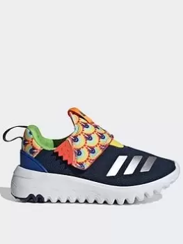 Image of adidas Suru365 Slip-on Shoes, Blue/Silver, Size 2 Older