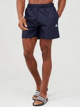 Image of Adidas Solid Swim Shorts - Ink