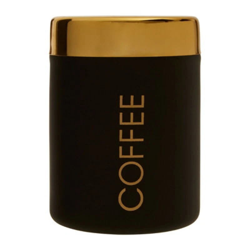 Image of Premier Housewares Maison by Premier Liberty Black Enamel Coffee Canister Black unisex