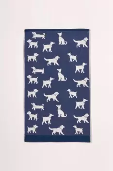 Image of 2 Pack Dog Jacquard Hand Towel