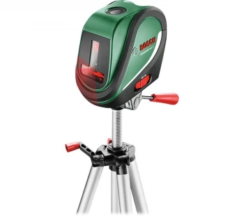Image of Bosch Home and Garden UniversalLevel 2 Set Cross line laser Self-levelling, Incl. tripod Range (max.): 10 m