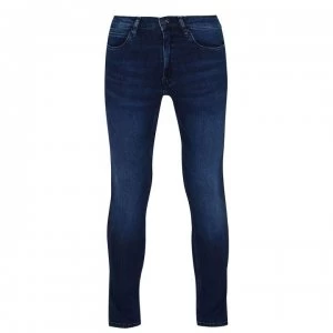 Image of Hugo Boss 734 Extra Slim Jeans Medium Blue Size 36 Men