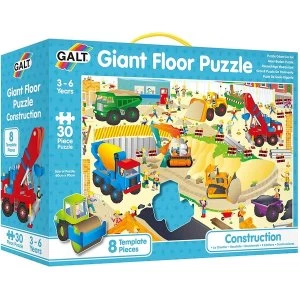 Image of Galt Toys Giant Floor Jigsaw Puzzle - Construction Site