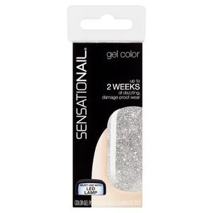 Image of SensatioNail Gel Polish Silver Glitter