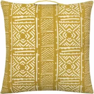 Image of Furn Kericho Cushion Cover (One Size) (Ochre Yellow) - Ochre Yellow