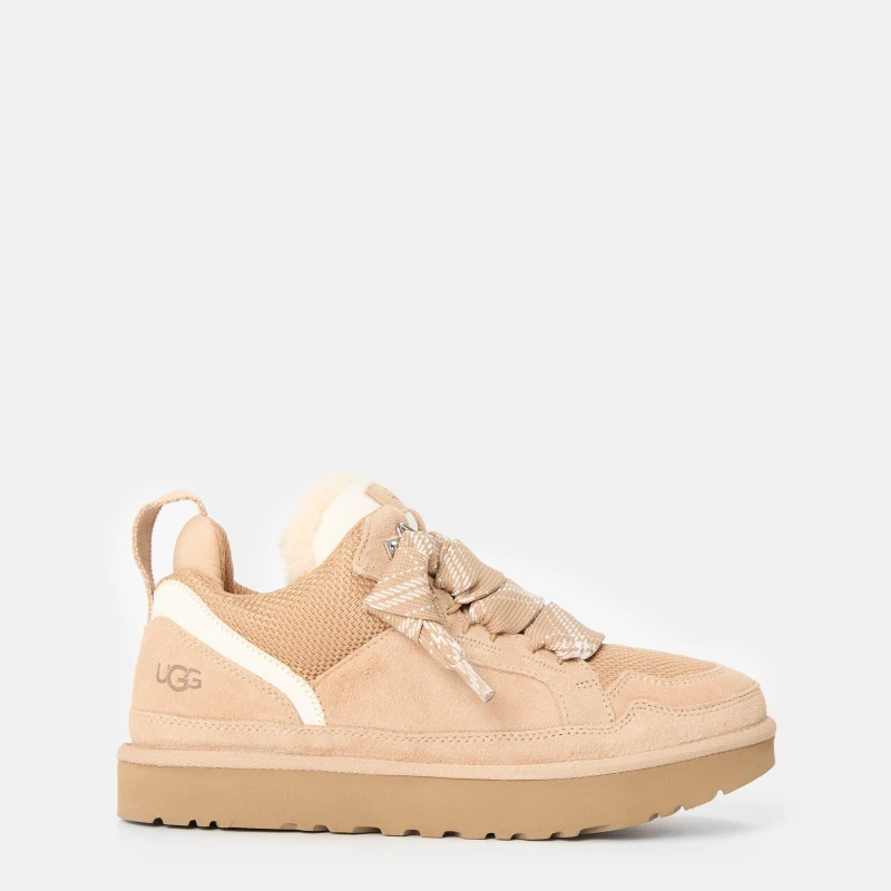 Image of UGG lowmel trainers in sand Beige UK 6 (EU 39)