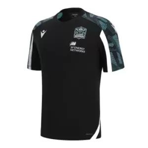 Image of Macron Glasgow Warriors Training T-Shirt Mens - Black