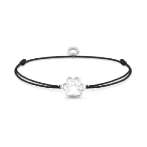 Image of Silver Nylon Grey Paw Bracelet LS123-173-5-L20V