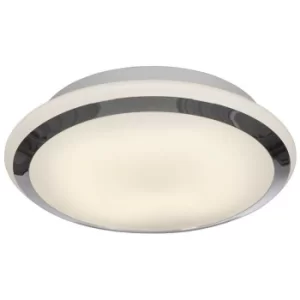 Image of Flush Ceiling Light Chrome G10Q Bulb IP44