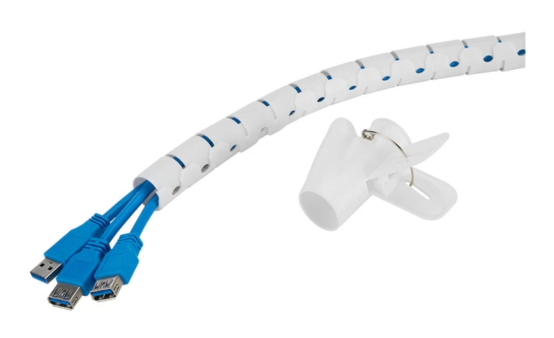 Image of Newstar Neomounts ADS06-142WH Cable sleeve - for 1-5 cables - universal ADS06-142WH