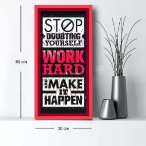 Image of 3060AHS-023 Multicolor Decorative Framed MDF Painting