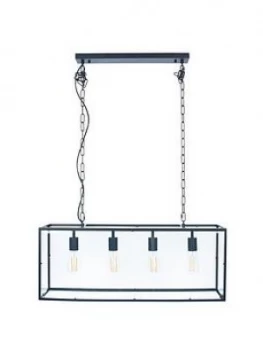 Image of Pacific Lifestyle Metal And Glass Bulb Pendant