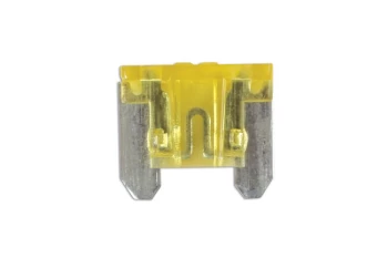 Image of Low Profile Mini Blade Fuse 20-amp Yellow Pack 25 Connect 30442
