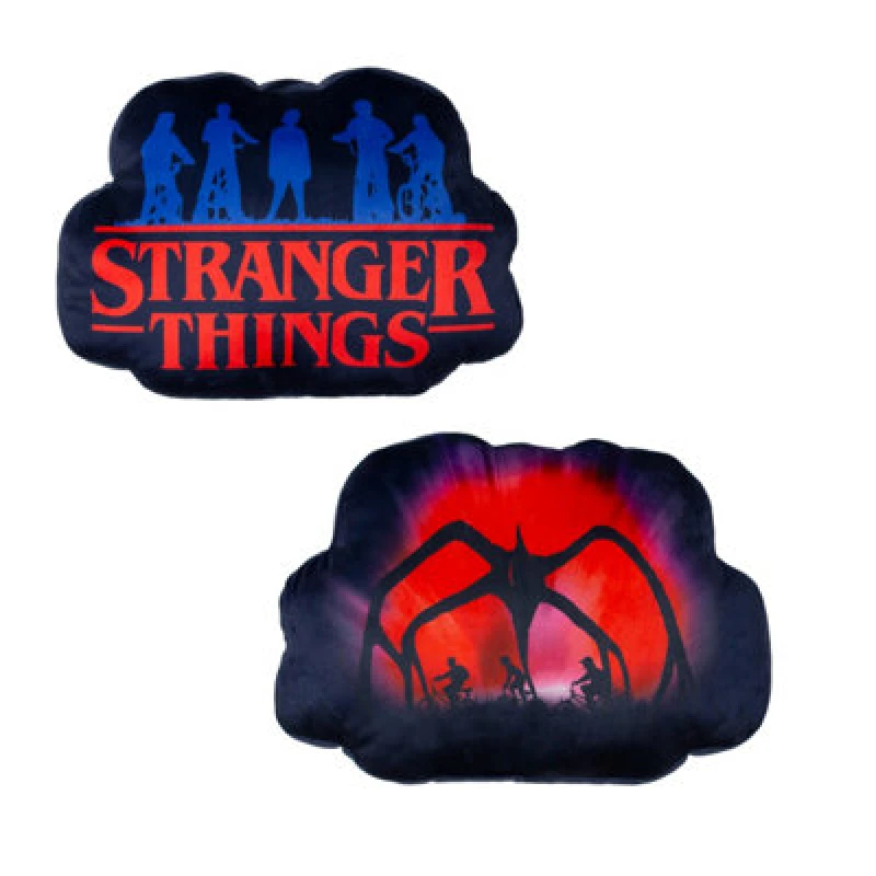 Image of Stranger Things Flames Shaped Filled Cushion