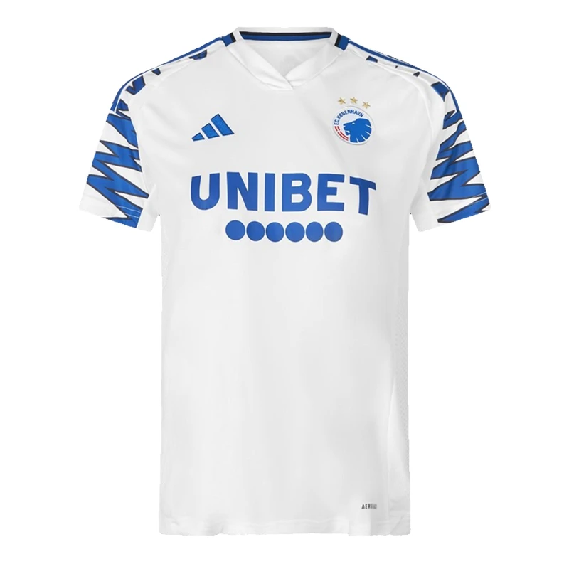 Image of adidas F.C. Copenhagen Home Shirt 2024 2025 Adults - White White 2XL