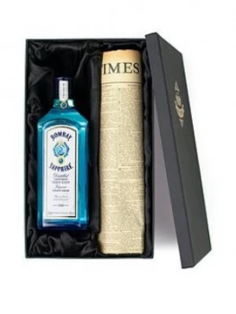 Image of Bombay Sapphire Gin And Original Newspaper Gift
