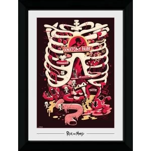 Image of Rick and Morty Anatomy Park Collector Print