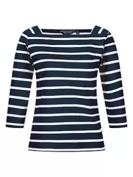 Image of Regatta Polexia T-Shirt - Navy/White, Size 8, Women