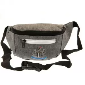 Image of Newcastle United FC Bum Bag (One Size) (Grey/Black)