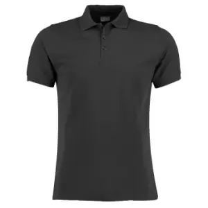 Image of Kustom Kit Mens Short Sleeve Polo Shirt (XS) (Graphite)
