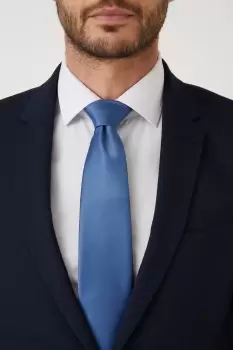 Image of Mens Regular Air Force Blue Twill Tie
