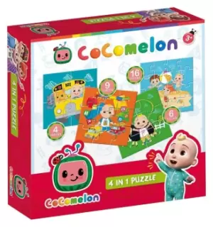 Image of Cocomelen 4 in 1 Puzzle