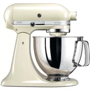 Image of KitchenAid 5KSM125BAC 4.8 Litre Artisan Stand Mixer, Almond Cream