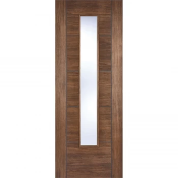 Image of Vancouver Internal Glazed Walnut Laminate 1 Lite Door - 686 x 1981mm