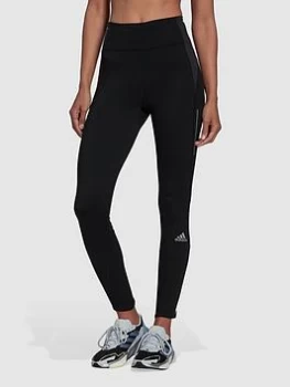 Image of adidas Own The Run Warm Leggings - Black, Size 2Xs, Women