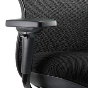Image of Adroit Stealth Shadow Ergo Posture Chair With Arms With Headrest