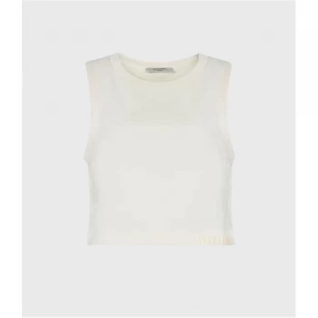 Image of AllSaints Lila Crop Sweatshirt - ECRU WHITE
