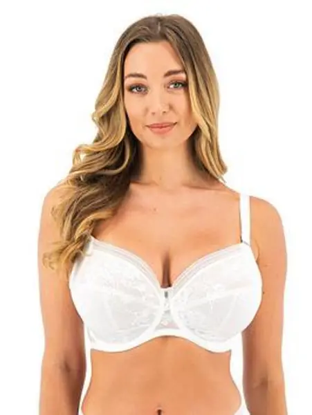 Image of Fantasie Fantasie Fusion Lace Full Cup Bra White White Female 34DD LO43620