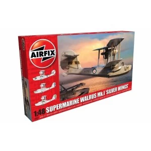 Image of Supermarine Walrus Mk.1 'Silver Wings' Series 9 1:48 Air Fix Model Kit