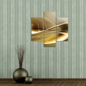 Image of 3MDF-005 Multicolor Decorative MDF Painting (3 Pieces)