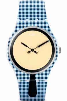 Image of Unisex Swatch New Gent - Moitie Moitie Watch SUOW118