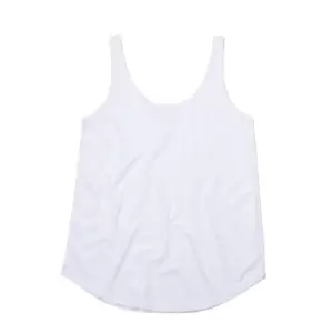 Image of Mantis Womens/Ladies Loose Fit Sleeveless Vest Top (M) (White)