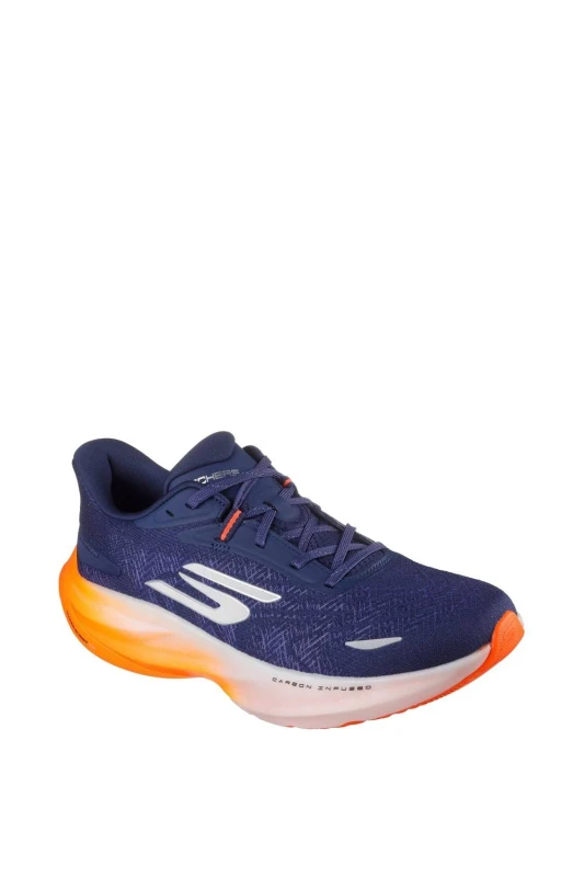 Image of Skechers Mens GO RUN Ride 12 Trainer in Navy Size: 7 Navy Male 7