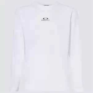 Image of Oakley Fond Long Sleeve T Shirt Mens - White