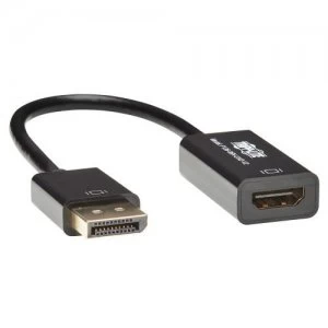 Image of Tripp Lite DisplayPort to HDMI 4K Active Adapter Video Converter DP Ve