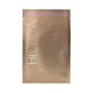 Image of HIGlow High Intensity Radiance and Glow Luxe Gold Foil Mask30g