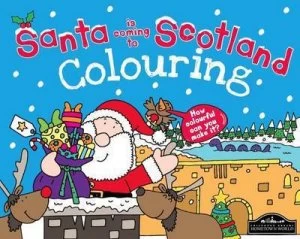 Image of Santa Is Coming to Scotland Colouring Paperback