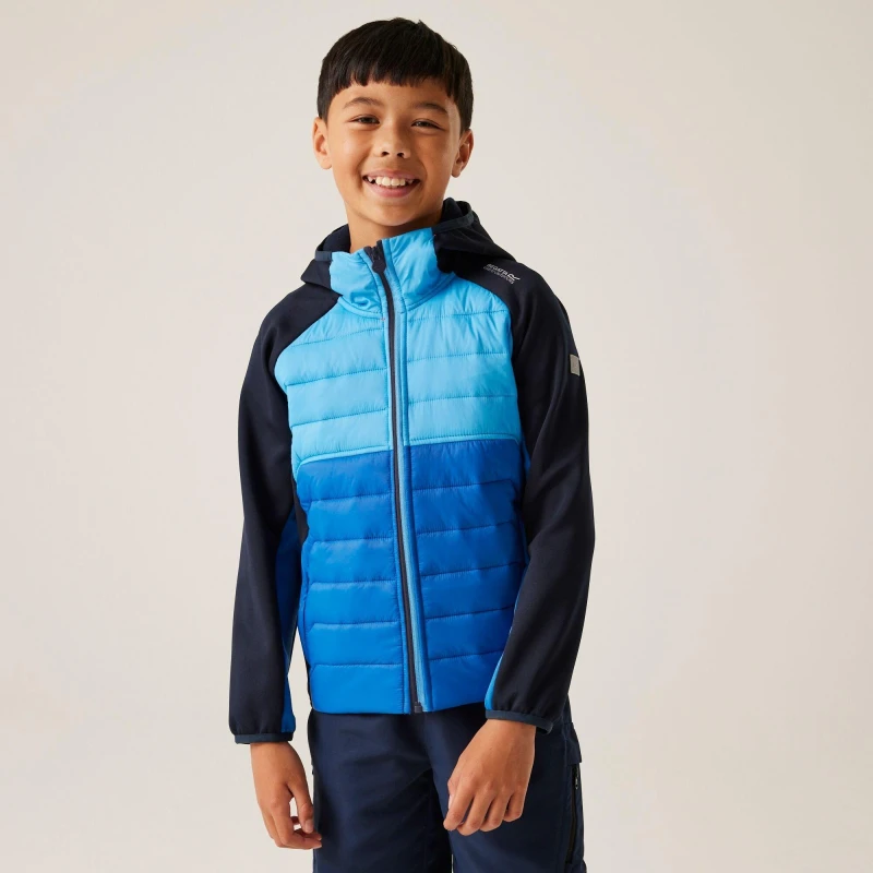 Image of Child hooded jacket Regatta Kielder IX Bleu Male 11/12 ans