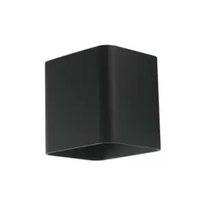 Image of Fan Europe BIOME Outdoor LED Up Down Light Black, IP54 540lm 4000K 11x11x9.5cm