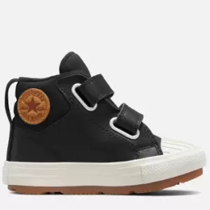 Image of Converse Toddlers Chuck Taylor All Star Berkshire Boot - Black/Pale Putty - UK 5 Toddler