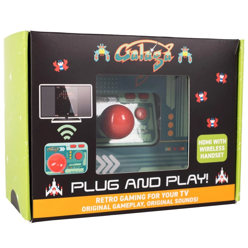 Image of Galaga Plug and Play Retro Game Multi unisex One Size