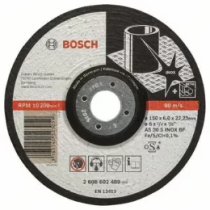 Image of Bosch Accessories 2608602489 Grinding disc (off-set) 150 mm 22.23mm