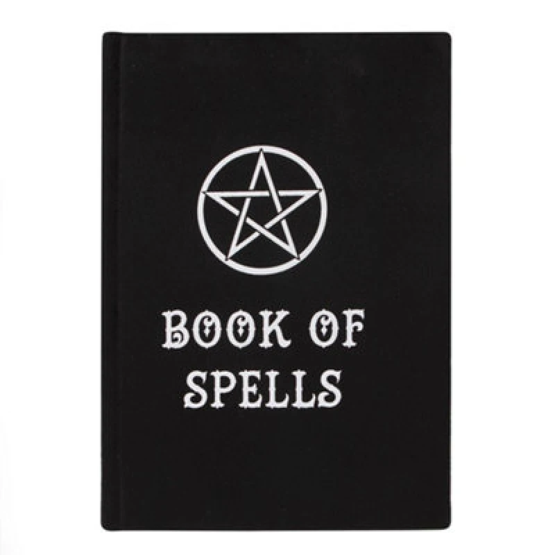 Image of Something Different Something Different Book of Spells A5 Notebook in Black One Size Unisex 5063107165398