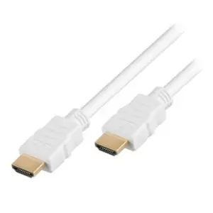 Image of Goobay High Speed HDMI Cable with Ethernet - 0.5m - White